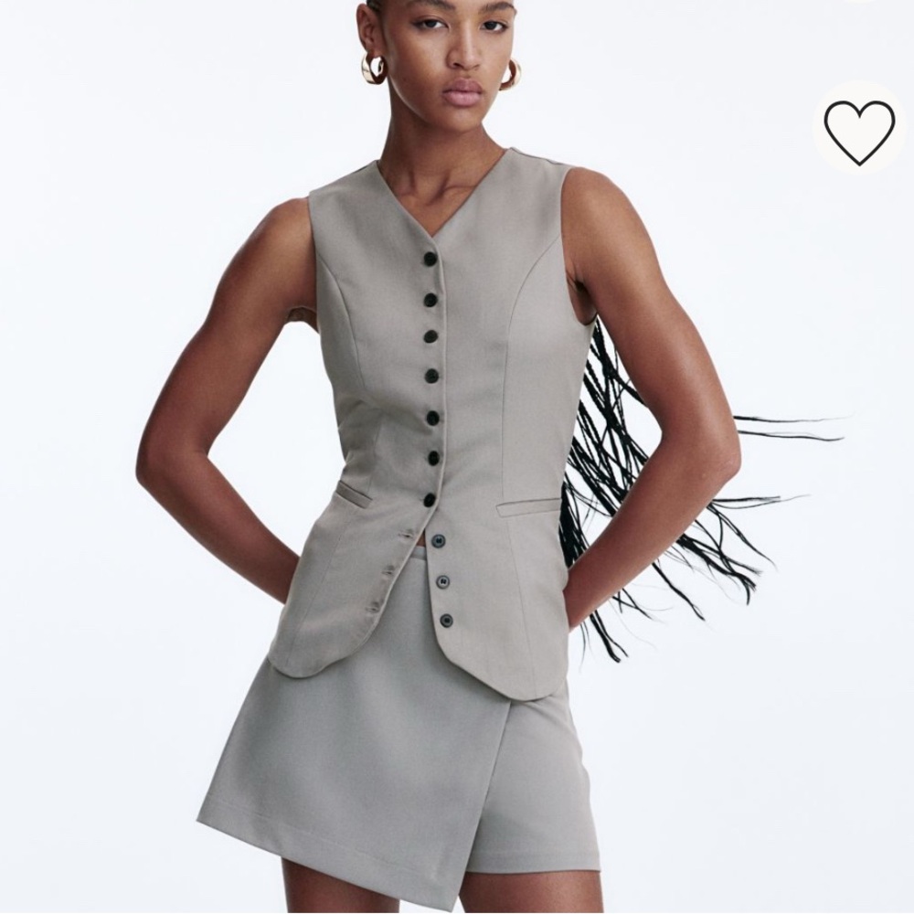 H&M Suit Vest gray